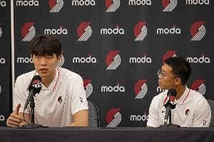 杨瀚森：这是我第二次参加夏联 放平心态 展现自己的长处